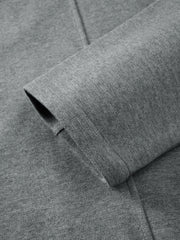 Men's Casual Solid Knit Stand-Collar Jacket