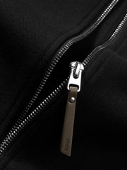 Men's Casual Solid Knit Stand-Collar Jacket