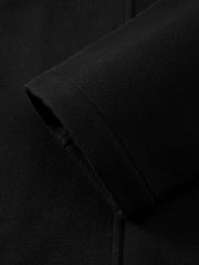 Men's Casual Solid Knit Stand-Collar Jacket