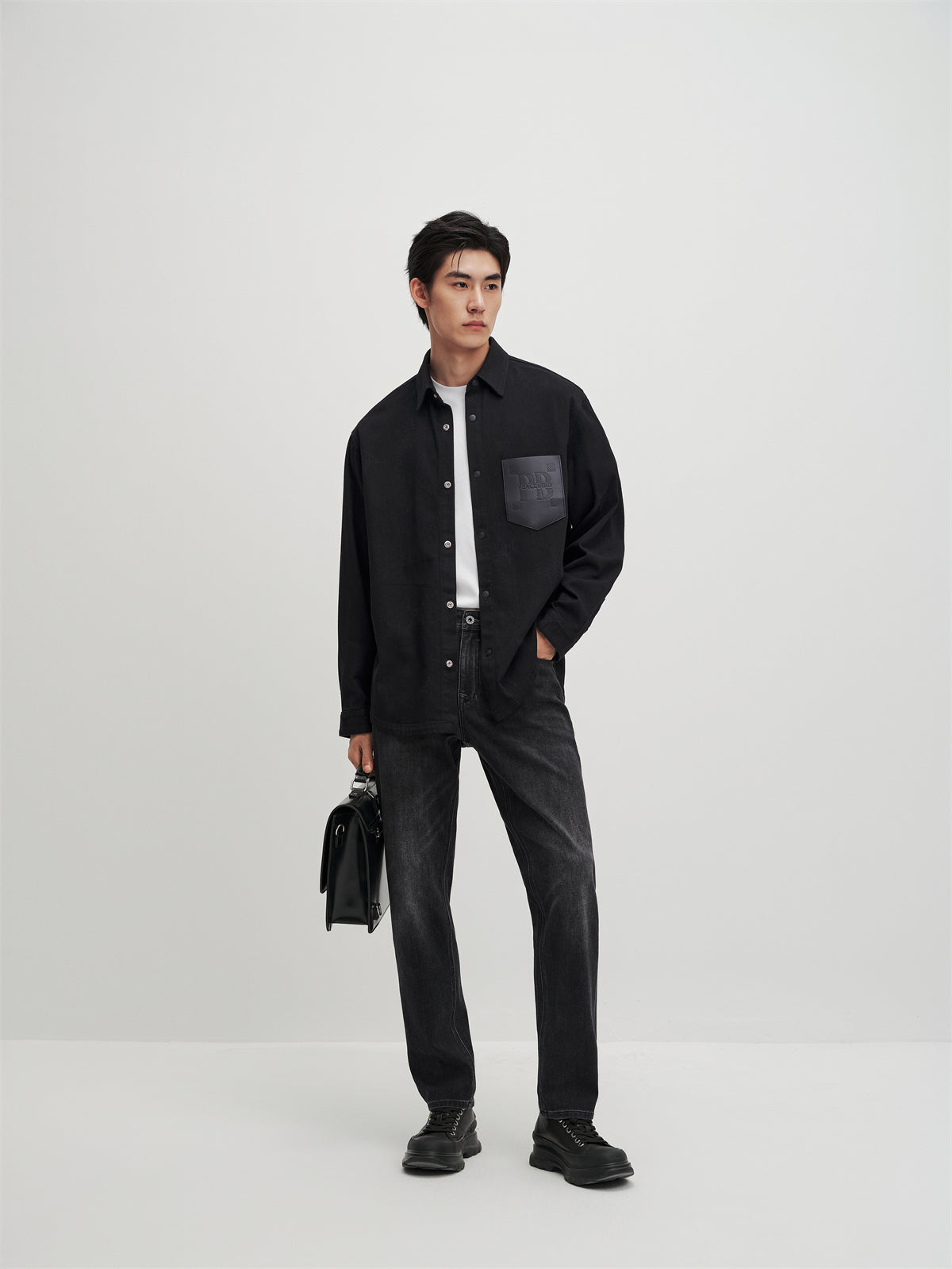 Men's Ombre Washed Jeans