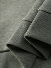 Men's Casual Structured Knit Hooded Jacket