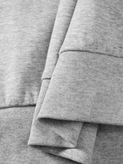 Men's Casual Faux-Layer Shirt-Collar Sweatshirt