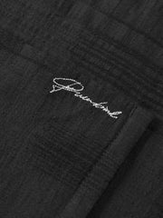 Men's Old Money Style Textured-Dobby Long-Sleeve Shirt