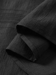 Men's Old Money Style Textured-Dobby Long-Sleeve Shirt