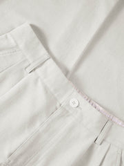 Men's Casual Double-Pleated Trousers