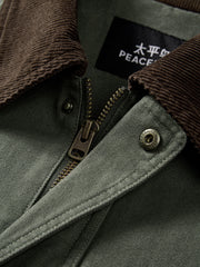 Men's Barn-Style American Vintage Lapel Jacket