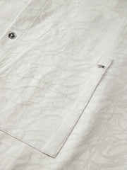 Men's Casual  All-Over Shadow Jacquard Shirt