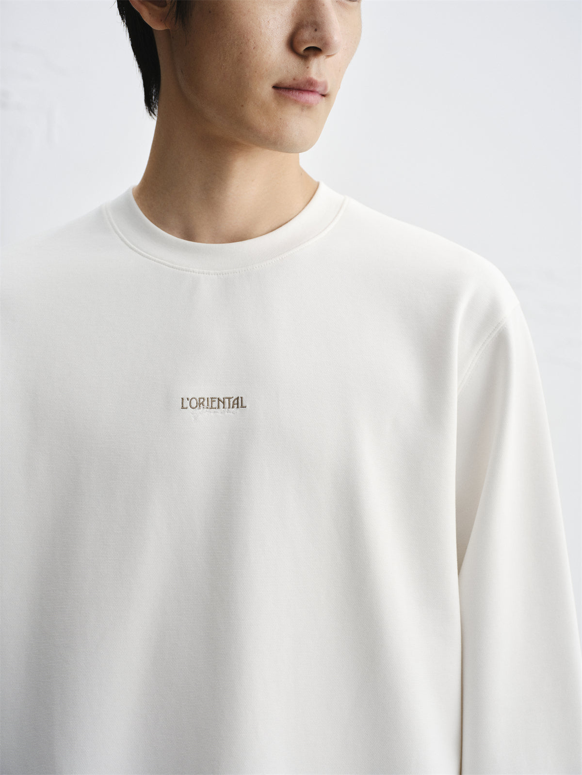 Men's Printed and Embroidered Stretch Sweatshirt