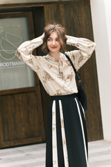 Women's Patchwork Horse Face Skirt