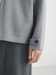 Men's Solid Oversized Knit Cardigan
