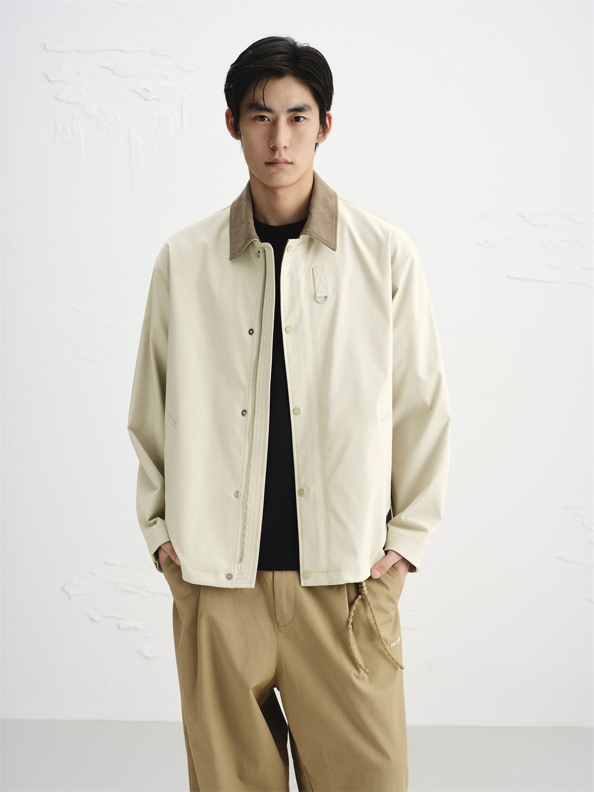 Men's Beige Barn-Style Jacket