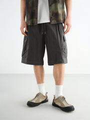 Men's Utility Cargo Shorts with 3D Pockets