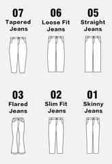 Men's Gradient Whiskered Straight-Leg Jeans