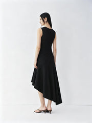 Women's commuter asymmetrical dress