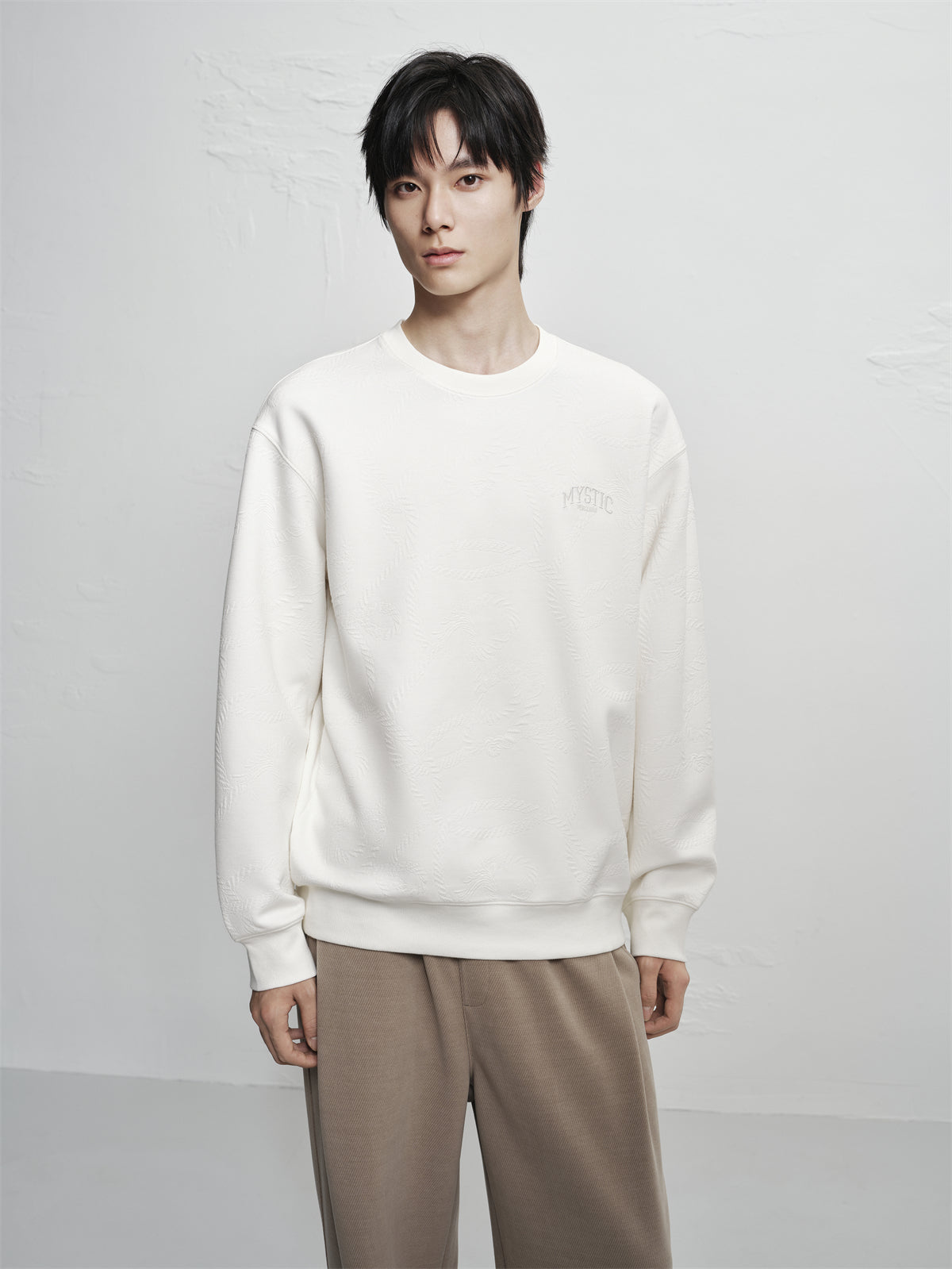 Men's Allover Jacquard Sweatshirt