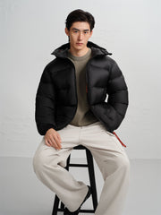 Men's Hooded Thermal Goose Down Jacket