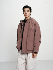 Men's Hooded Utility Outdoor Jacket