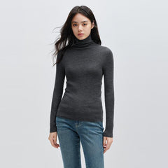 Women's Turtleneck Wool Pullover