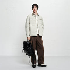 Men's Lightweight Utility Down Shirt Jacket