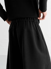 Men's Textured Wide-Leg Sweatpants