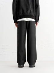 Men's Straight-Leg Textured Suit Pants
