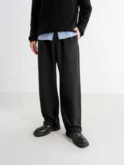 Men's Straight-Leg Textured Sweatpants