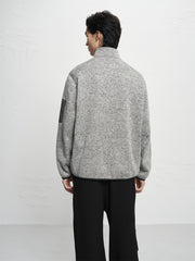 Men's Fleece-Lined Stand-Collar Jacket