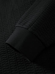 Men's Allover Jacquard Pullover Sweatshirt