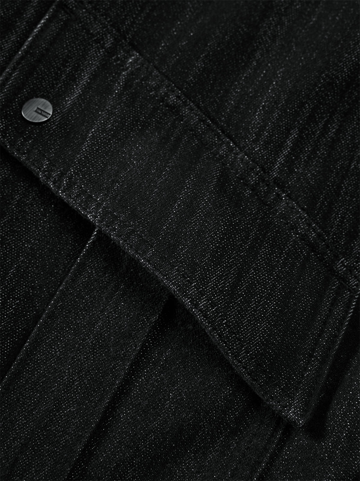 Men's Barn-Inspired Denim Jacket with PU Collar
