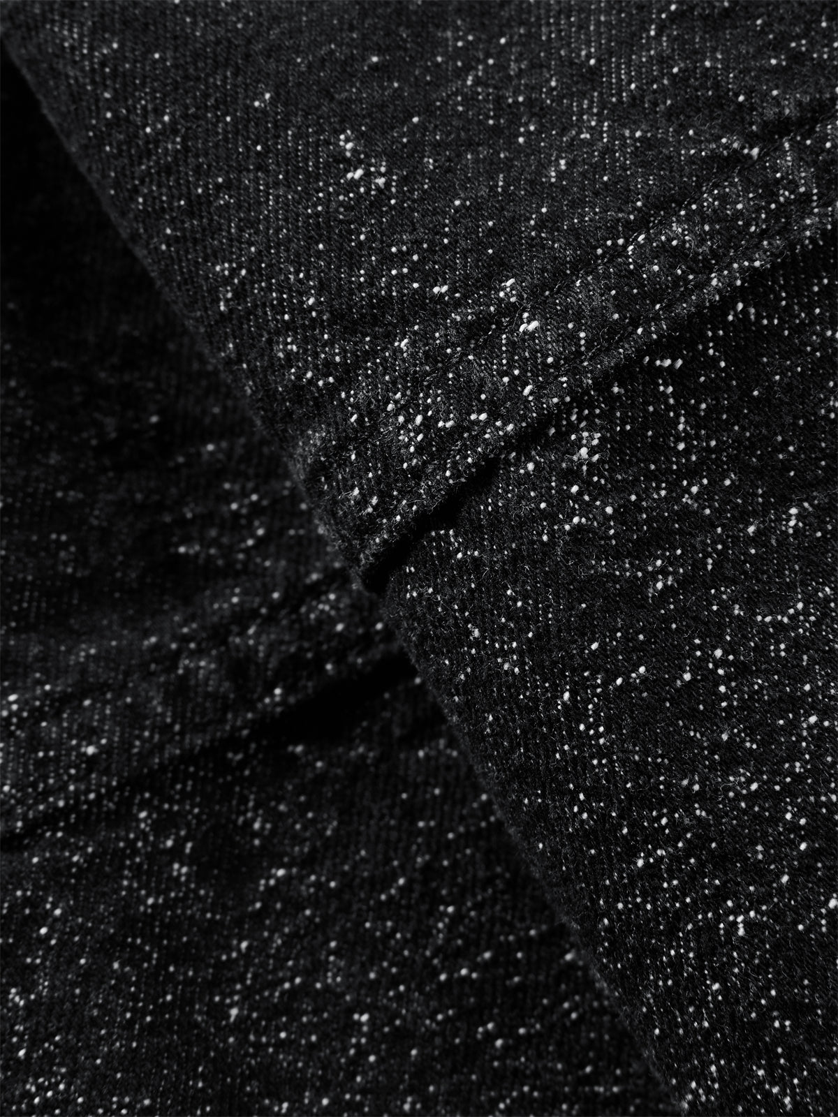 Men's Splatter Fade Jacquard Denim Jacket