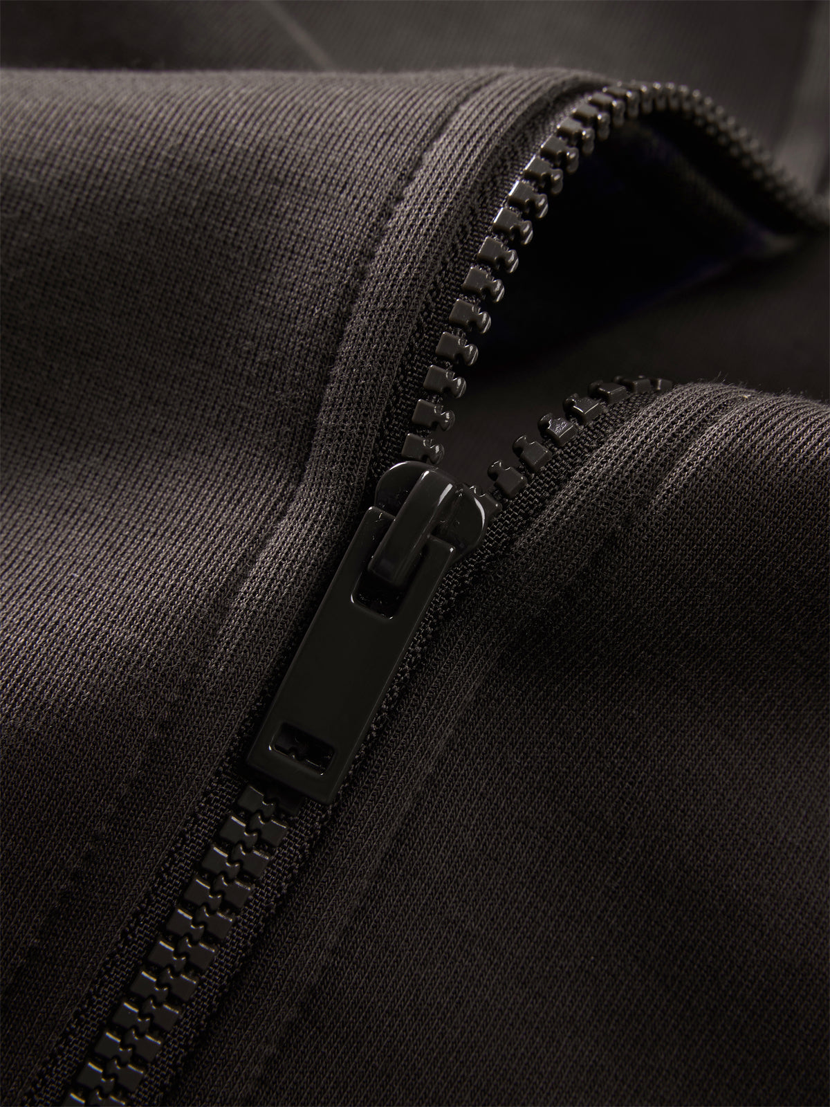 Men's Plaid Panel Zip-Up Hoodie