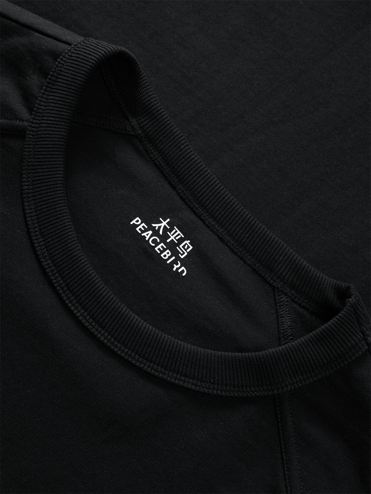 Men's Layered-Look Panel Long-Sleeve T-Shirt