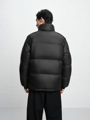 Men's Reversible Down Jacket with Detachable Sleeves