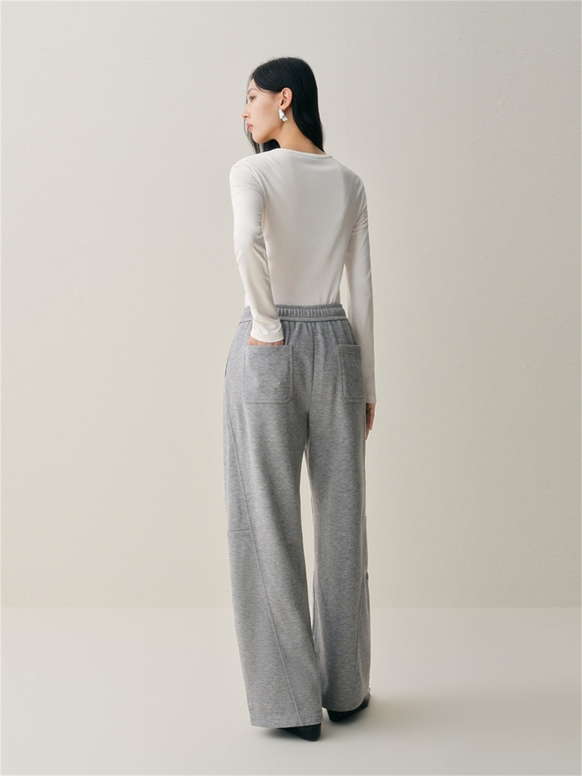Women's Drawstring Waist Oversized Barrel Pants