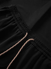 Men's Drawstring Waffle Jogger Pants