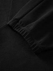 Men's Drawstring Waffle Jogger Pants