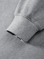 Men's Letter Appliqu¨¦ Pullover Sweatshirt