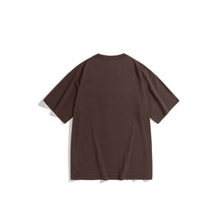 Men's Street Letter Embroidery Cotton T-shirt