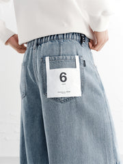 Men's Lyocell Wide-Leg Jeans