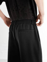 Men's Basic Textured Waffle Pants