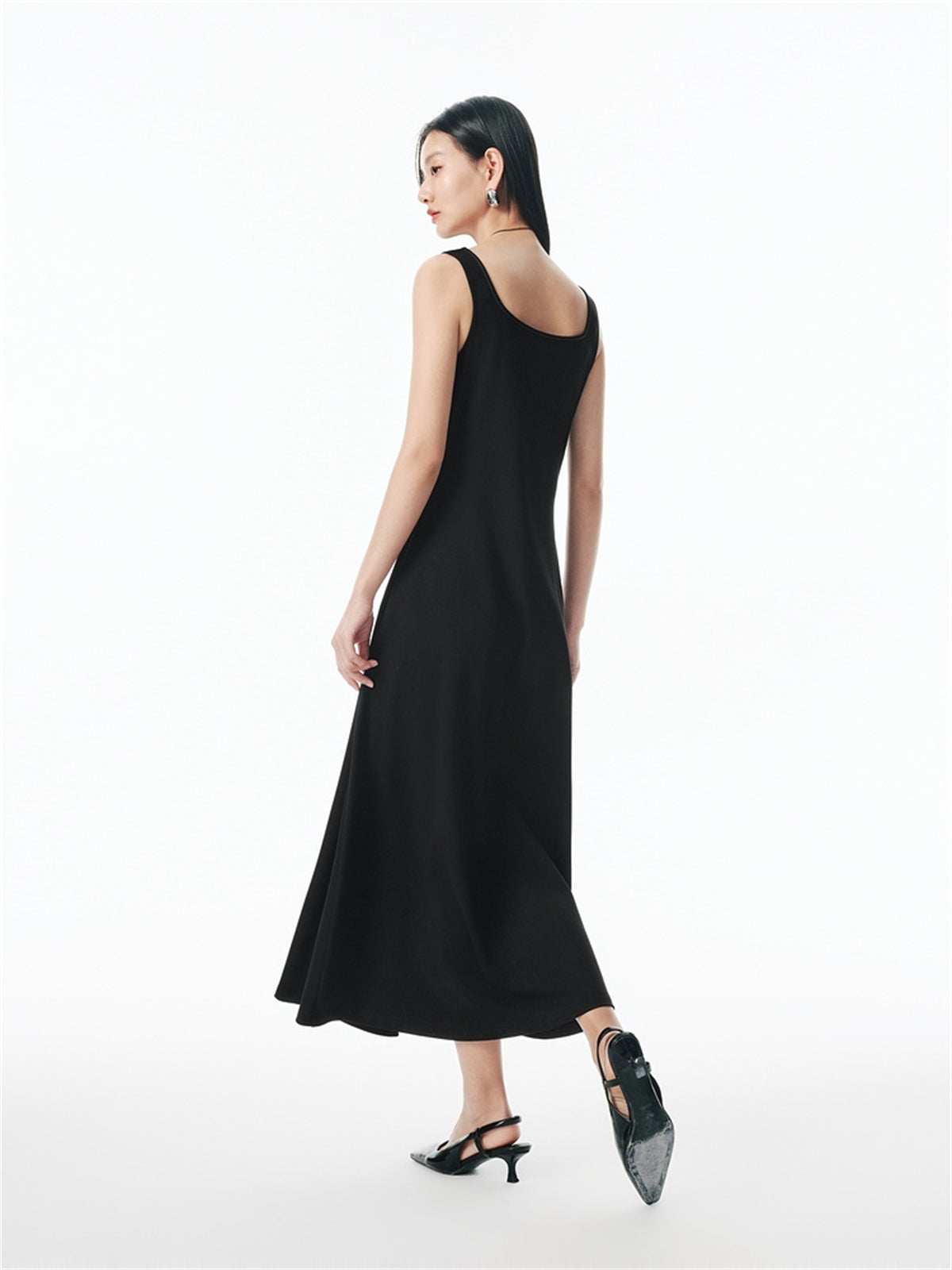Women's Solid Maxi Cami Dress