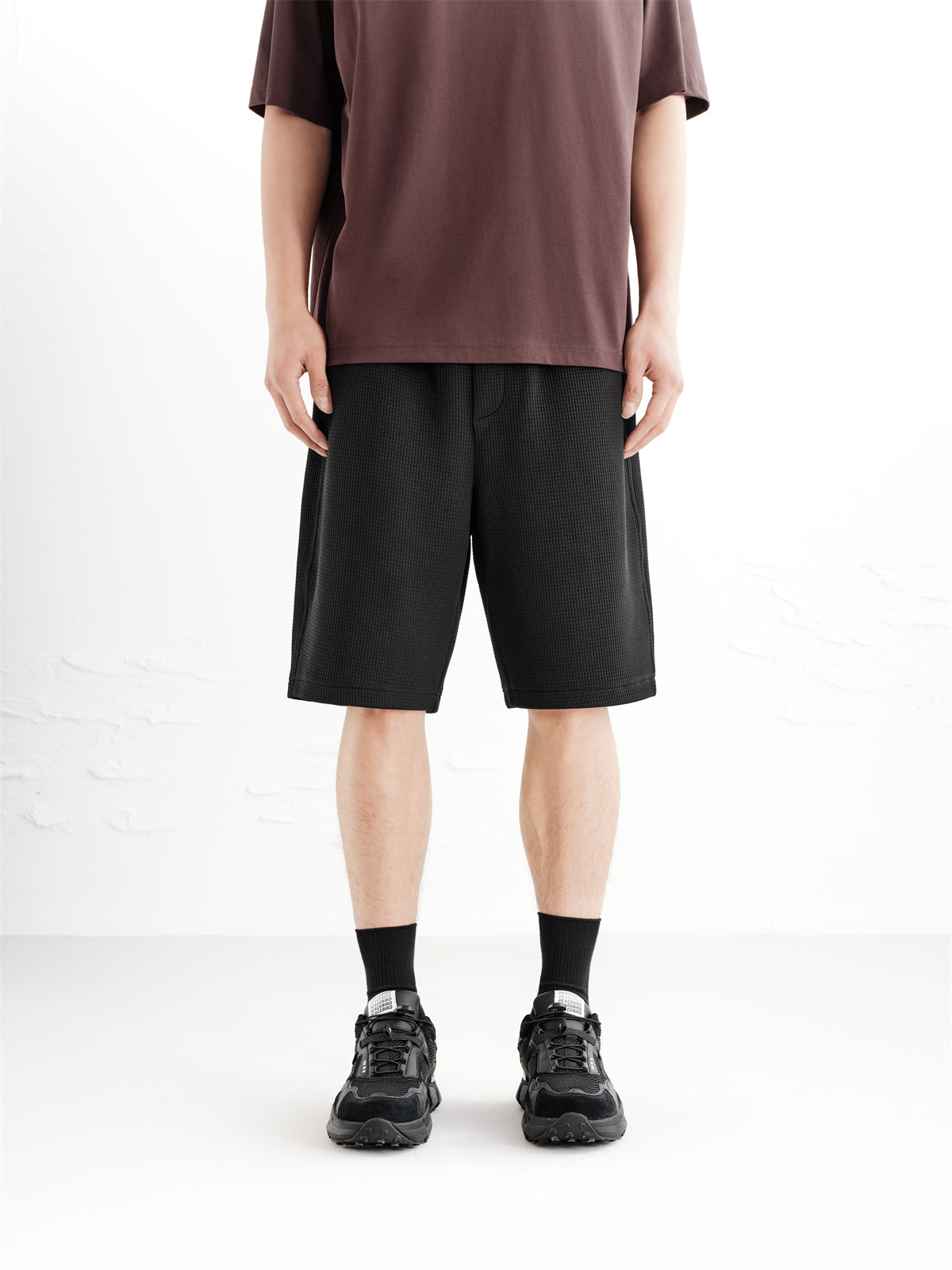 Men's Waffle-Textured Shorts