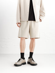 Men's Textured Jacquard Embroidered Shorts