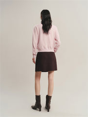 Women's Short Polo-Collar Cardigan