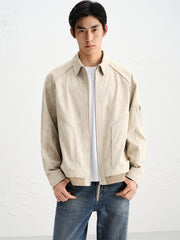 Men's Tie-Dye Oversized Collar Jacket