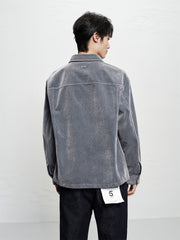 Men's Flocked Denim Jacket