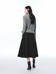 Women's Slim-Fit Openwork Knit Cardigan