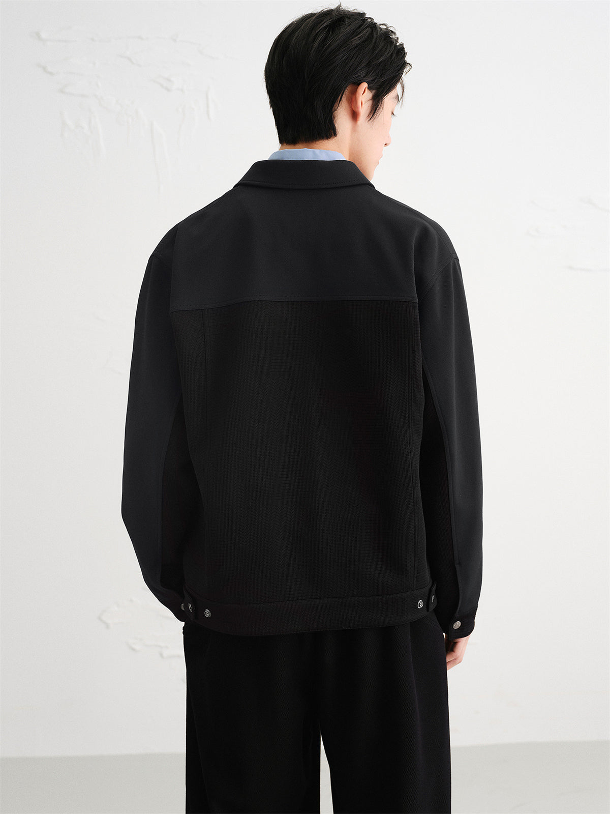 Men's Embroidered Panel Commuter Jacket