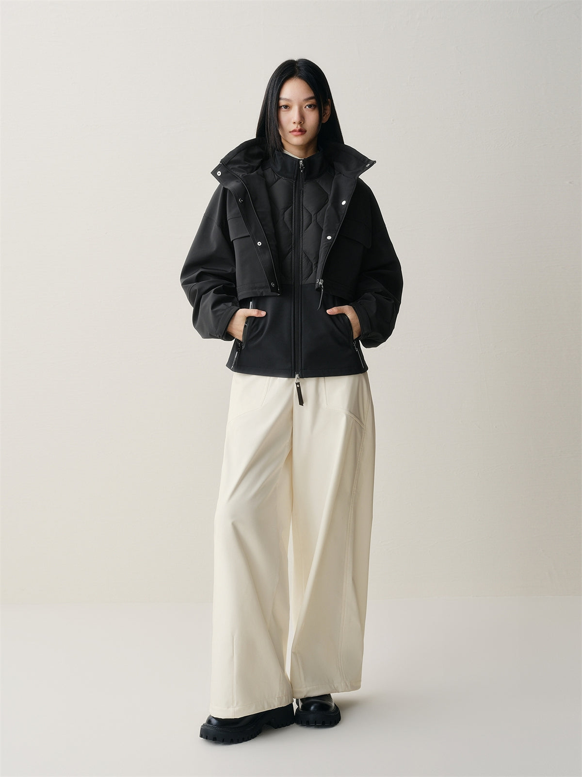 Women's 3-in-1 Slim-Fit Down Jacket