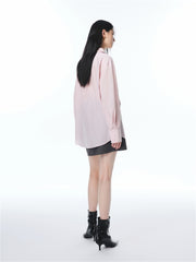 Women's Cupro-Cotton Slim Long-Sleeve Shirt